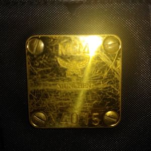 Mcm shopper bag large